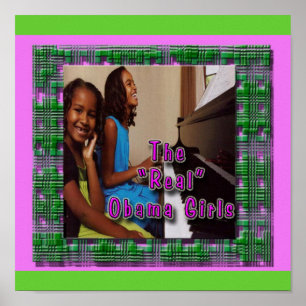 SASHA & MALIA: DIE WIRKLICHEN OBAMA-MÄDCHEN POSTER