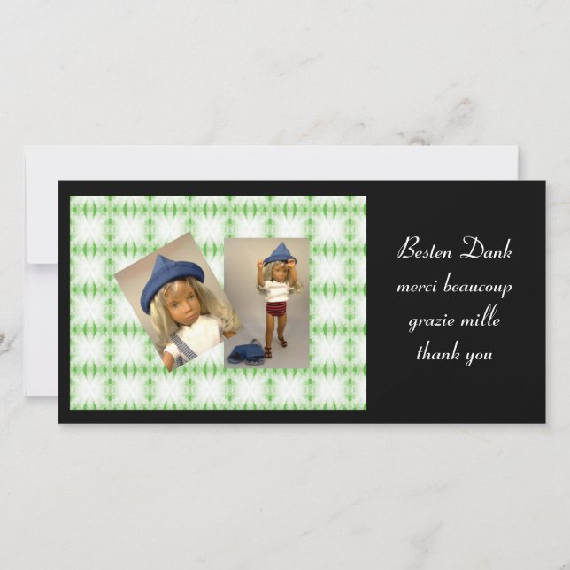 Sasha MERCI carte photo (Devant)