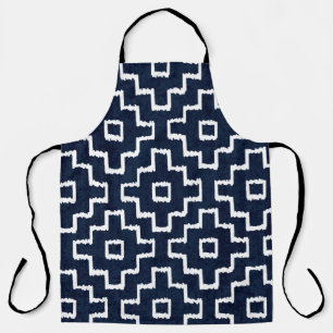 Sashiko nahtlos indigo Farbmuster mit Tradition Schürze