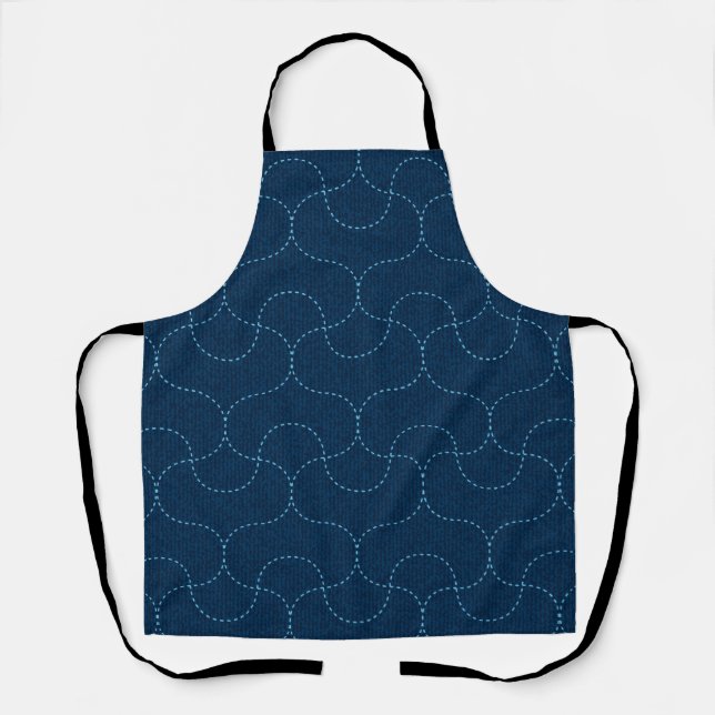 Sashiko Schürze (Vorderseite)