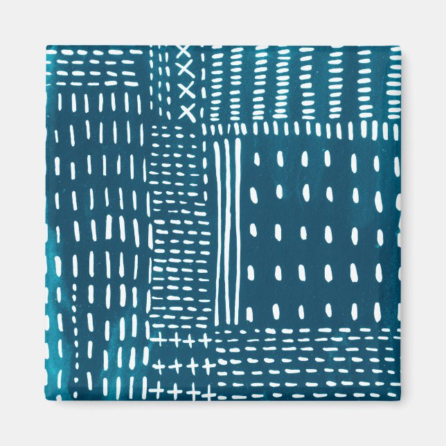 Sashiko Stitches Magnet (Vorne)