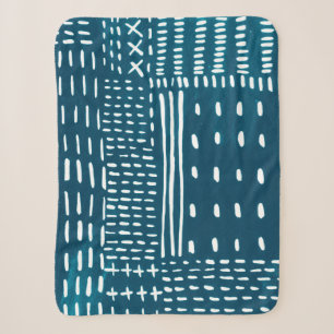 Sashiko Stitches Sherpadecke