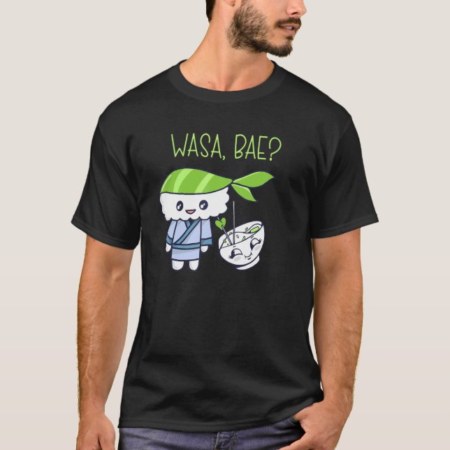 Sashimi Japanisch Food Wasa Bae Salmon Sushi T-Shirt (Vorderseite)