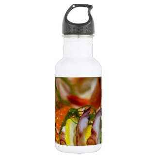 Sashimi Lachs Fisch Essen Meeresfrüchte Japanisch Trinkflasche