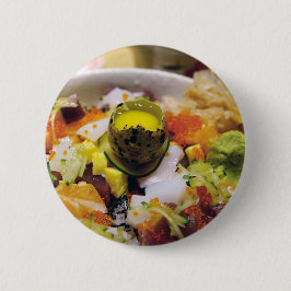 Sashimi Lmon Thunfisch Meeresfrüchte Kaviar Japani Button