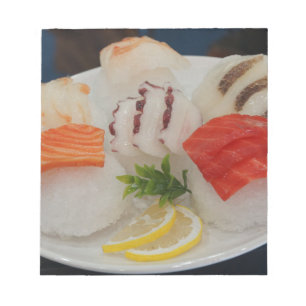 Sashimi Sushi Time Ice Japanisch Notizblock