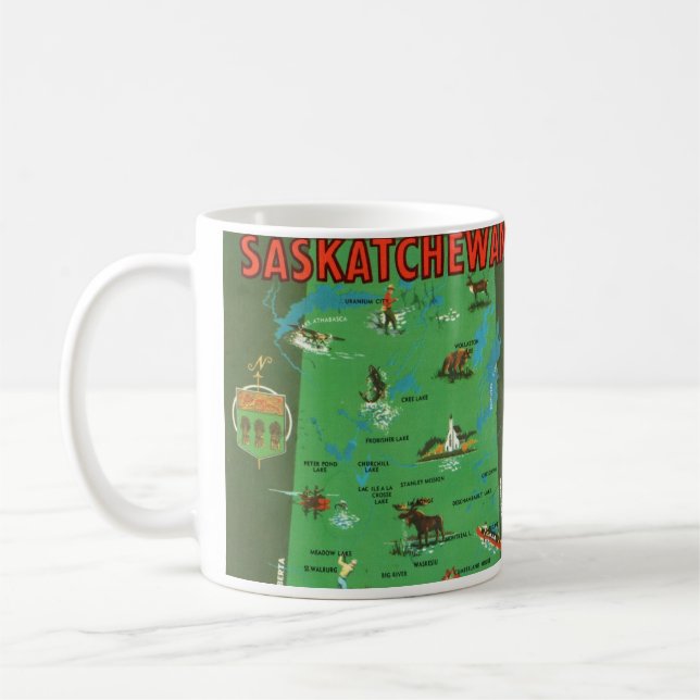 Saskatchewan Canada Mug (Gauche)