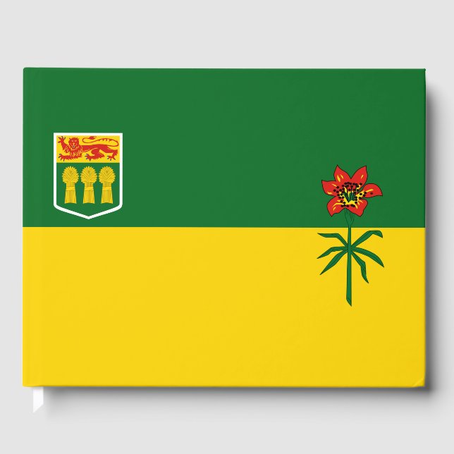 Saskatchewan Flag Gästebuch (Vorderseite)