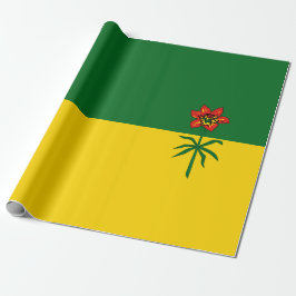 Saskatchewan Flag Geschenkpapier