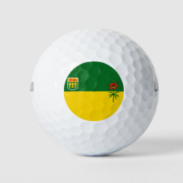 Saskatchewan Flag Golfball