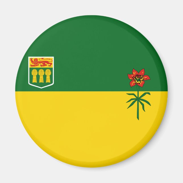 Saskatchewan Flag Magnet (Vorne)