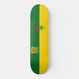 Saskatchewan Flag Skateboard