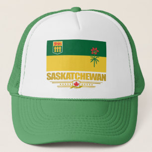 Saskatchewan-Flagge Truckerkappe