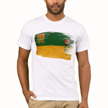 Saskatchewan-Flaggen-T - Shirt