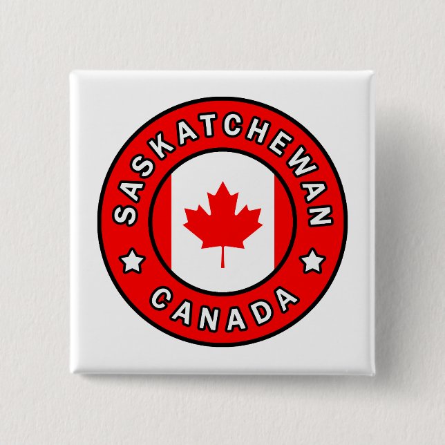 Saskatchewan Kanada Button (Vorderseite)