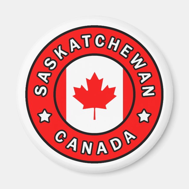 Saskatchewan Kanada Magnet (Vorne)