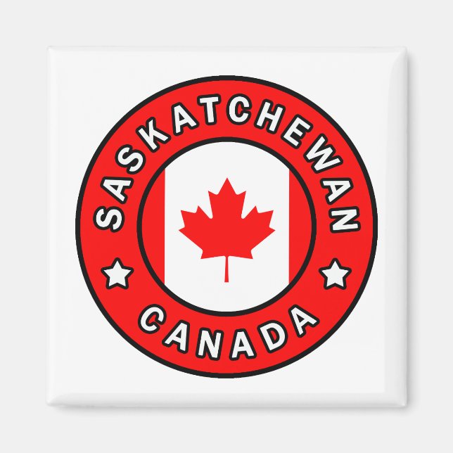 Saskatchewan Kanada Magnet (Vorne)