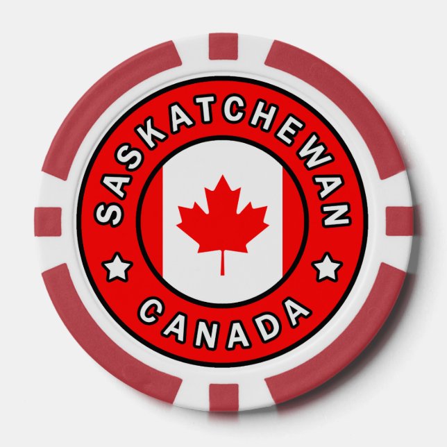 Saskatchewan Kanada Pokerchips (Vorderseite)