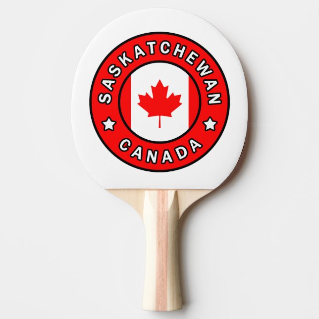 Saskatchewan Kanada Tischtennis Schläger (Vorderseite)