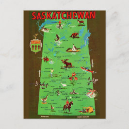 Saskatchewan Kanada Vintage-Postkarte Postkarte
