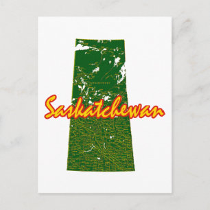 Saskatchewan Postkarte