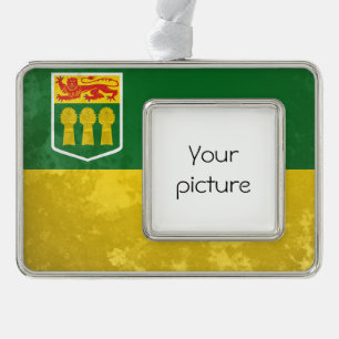 Saskatchewan Rahmen-Ornament Silber