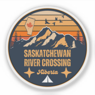 Saskatchewan River Crossing, Alberta Aufkleber