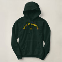 SaskatchewanHoodie - gelbes Kanada-Ahornblatt
