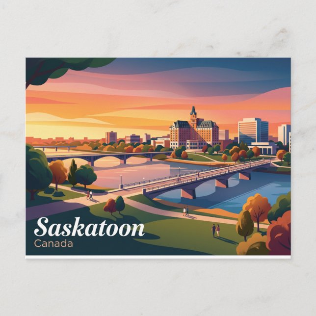 Saskatoon Kanada Postkarte (Vorderseite)