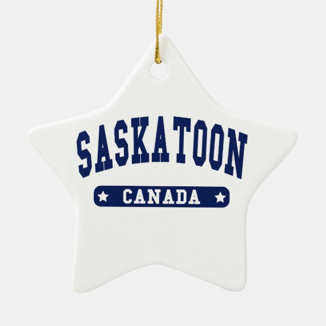Saskatoon Keramik Ornament (Vorne)