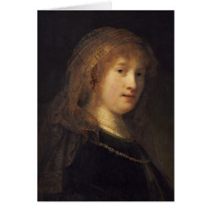 Saskia van Uylenburgh, c.1634-1640 (huile sur le