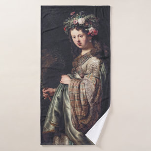 Saskia van Uylenburgh, Flora, Rembrandt, 1634