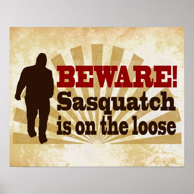 Sasquatch auf der Loose Poster (Vorne)