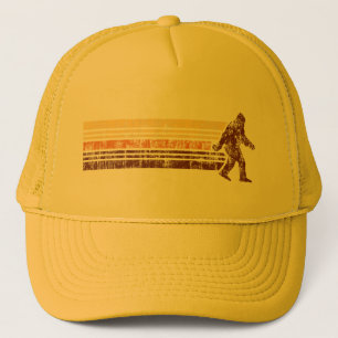 Sasquatch beunruhigte Vintagen Retro Truckerkappe