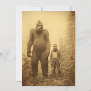 Sasquatch/Big Foot Einladungen, Kryptide, Lustig Einladung