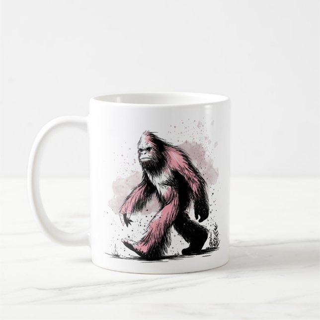 Sasquatch Bigfoot  Kaffeetasse (Links)