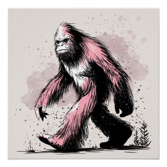 Sasquatch Bigfoot  Poster (Vorderseite)