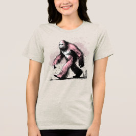 Sasquatch Bigfoot Tri-Blend Shirt