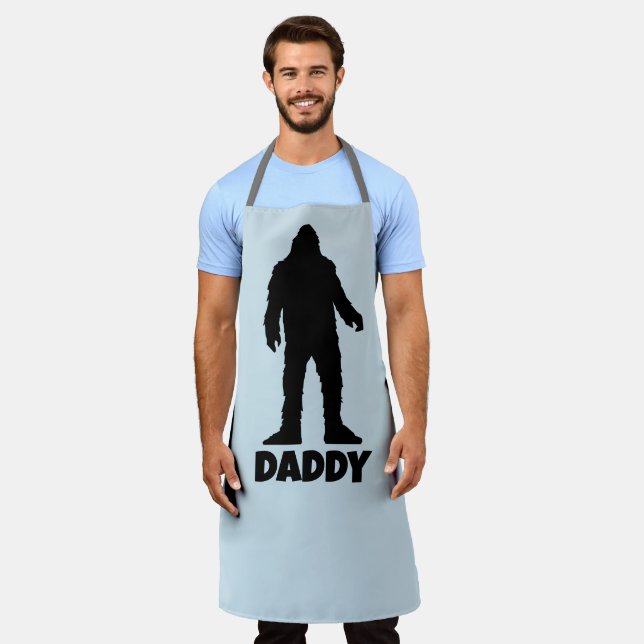 SASQUATCH BIGFOOT VATER DADDY KÜCHE SCHÜRZE (Getragen)