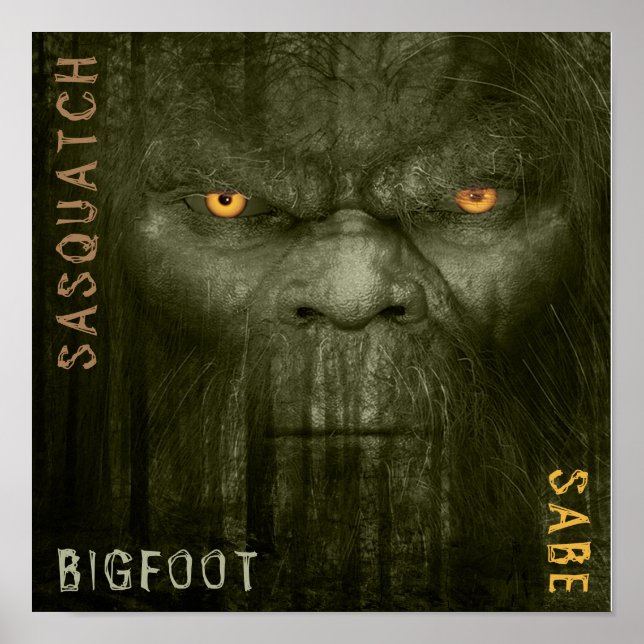 SASQUATCH,BIGFOOTPrint, Value Poster Paper (Matte) (Vorne)
