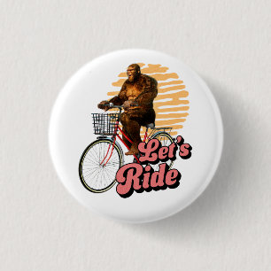 Sasquatch Bike Ride Waldabenteuer Button