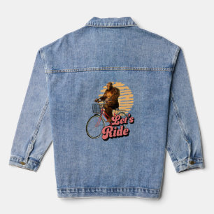 Sasquatch Bike Ride Waldabenteuer Jeansjacke