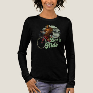Sasquatch Bike Ride Waldabenteuer Tri-Blend Shirt