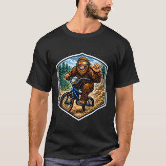 Sasquatch BMX-Fahrradfahrer Big-Foot Shaka Freesty T-Shirt