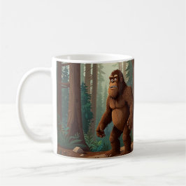 Sasquatch Brown Big Foot Tasse