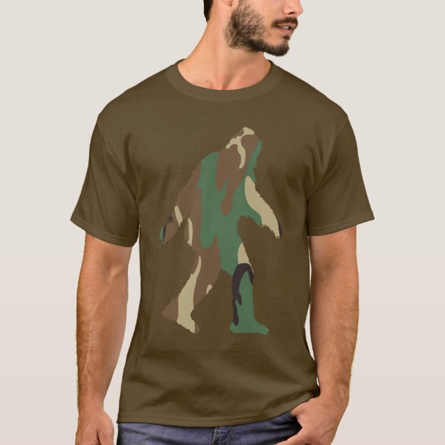 Sasquatch Camouflage-T - Shirt (Vorderseite)