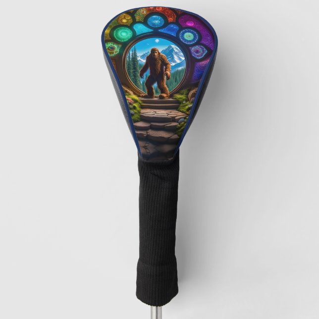 Sasquatch Dimensions Portal Golf Headcover (Vorderseite)
