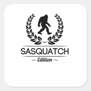 Sasquatch Edition Quadratischer Aufkleber