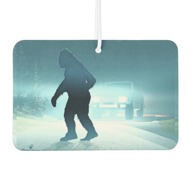 Sasquatch Encounter Autolufterfrischer (Vorderseite)