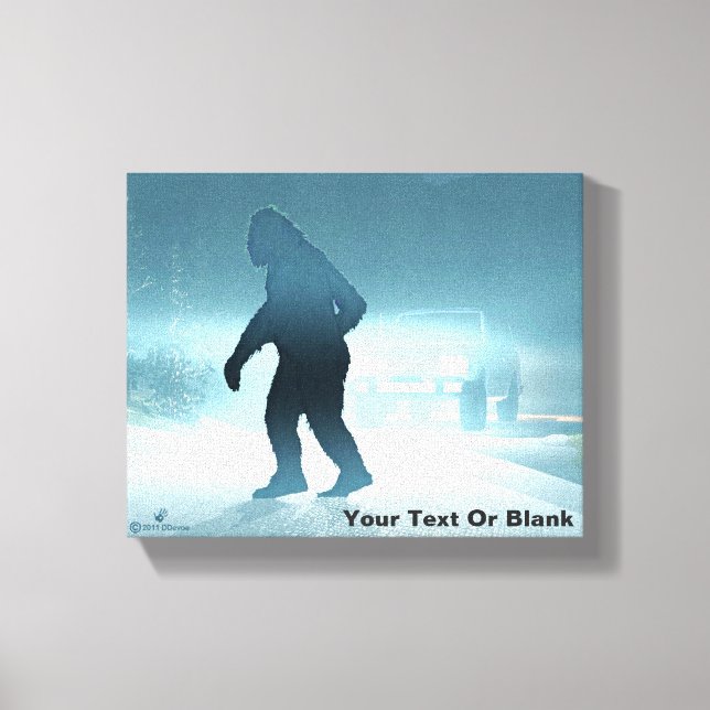 Sasquatch Encounter Leinwanddruck (Vorderseite)
